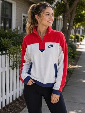 Nike Polar Fleece Pullover Size Medium